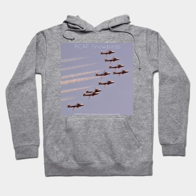 RCAF Snowbirds Big Wedge Topside Hoodie by acefox1